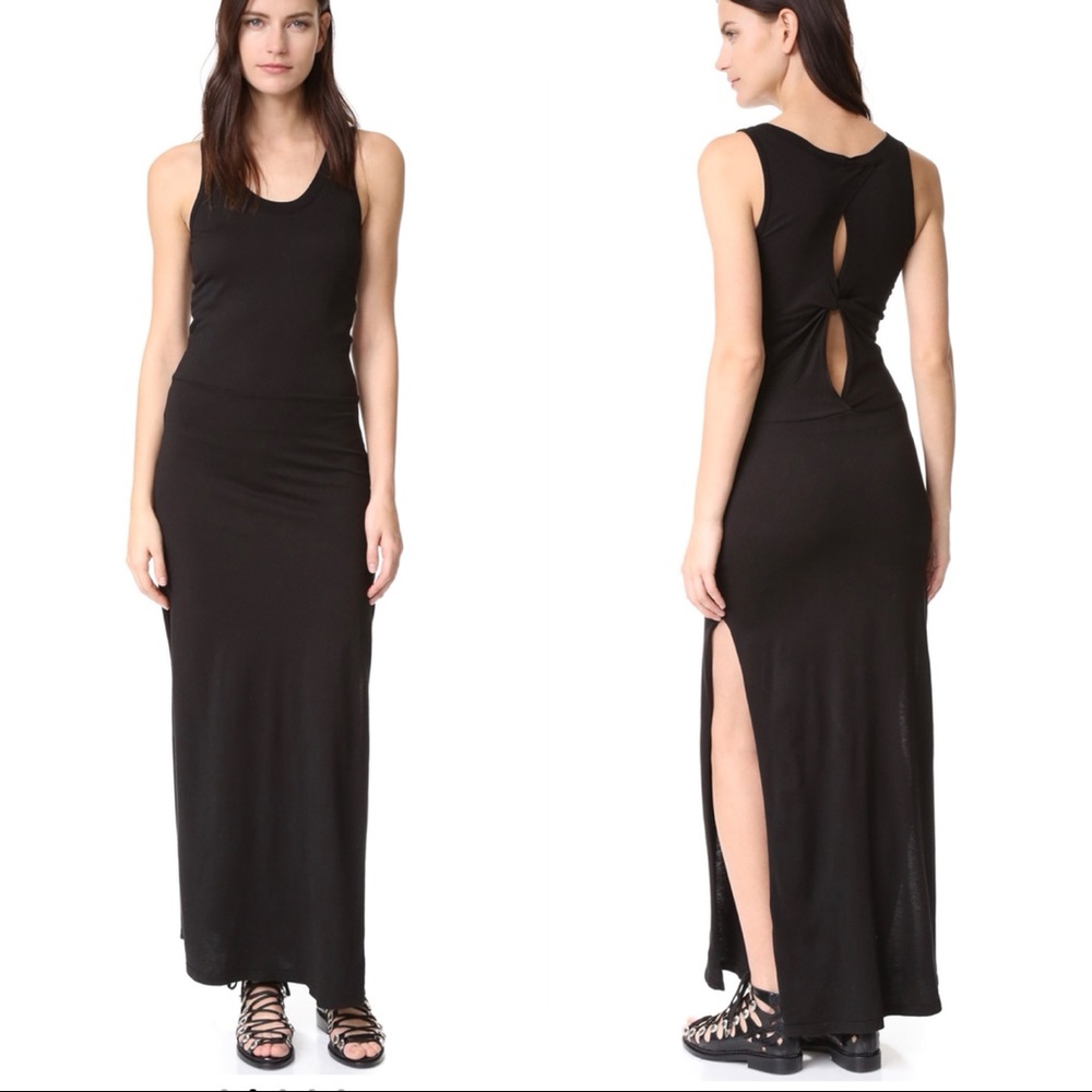 Soft jersey maxi dress by Monrow